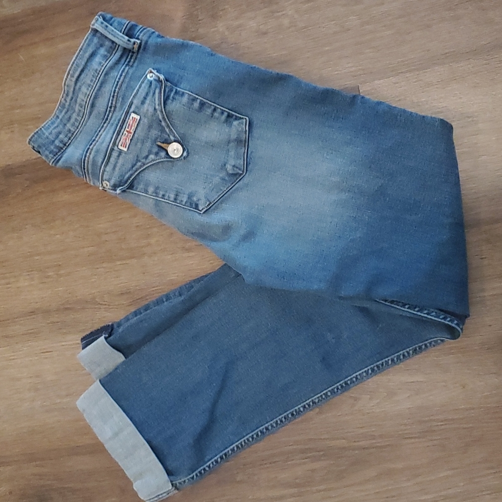 Hudson Jeans Bacara Straight Leg Flood Cuff Jean